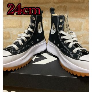 コンバース(CONVERSE)のミーマン様コンバースランスターハイク　ハイ　Black 24cm(スニーカー)