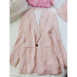 エイチアンドエム(H&M)のストライプ💓ジャケット🧥💓(テーラードジャケット)