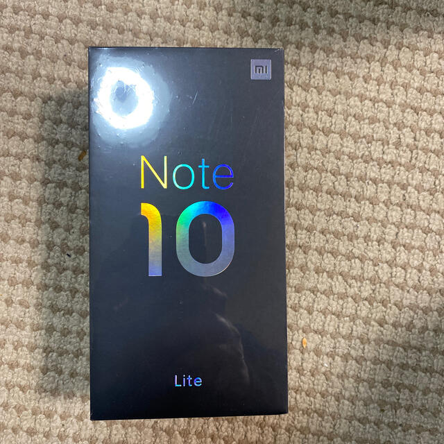 新品未使用　Xiaomi Mi Note 10 Lite パープル64GB