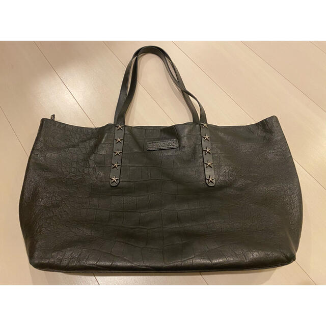 【極美品】JIMMY CHOO PIMLICO N/S ブラック トートバッグ