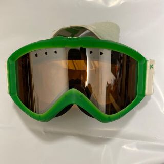 バートン(BURTON)のアノン　スノボ用ゴーグル　中古品　バートン　緑(アクセサリー)