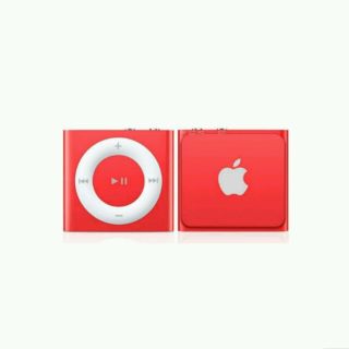 アップル(Apple)の御盆sale ⭐★限定色！iPod shuffle RED(ポータブルプレーヤー)