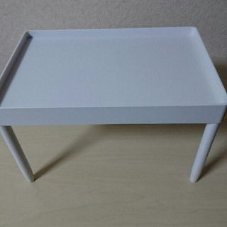 ムジルシリョウヒン(MUJI (無印良品))の無印良品 ABS樹脂トレー (上・足付き) Sサイズ(収納/キッチン雑貨)