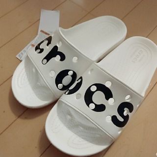 クロックス(crocs)のポッテー様専用 crocs サンダル 白 28 23(サンダル)