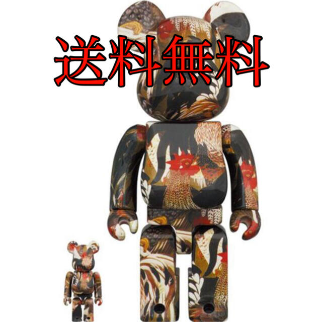 【新品未開封】BE@RBRICK 伊藤若冲「群鶏図」 100% ＆ 400%