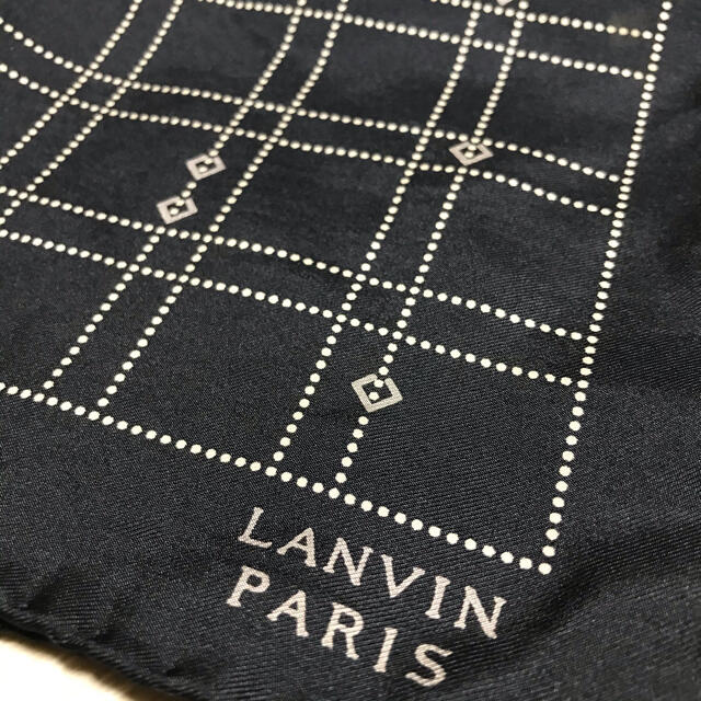LANVIN(ランバン)のランバン LANVIN スカーフ ポケットチーフ シルク100% メンズのファッション小物(ハンカチ/ポケットチーフ)の商品写真