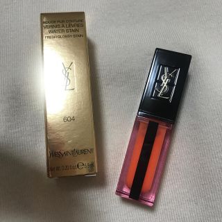 イヴサンローランボーテ(Yves Saint Laurent Beaute)の新品♡YSL  ルージュピュールクチュールヴェルニ ウォーターステイン 604(口紅)