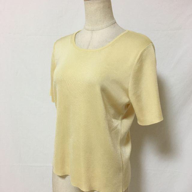 ヌメロヴェントゥーノ オフショルダーロングTシャツ 長袖 リボン 絹混 S 黒