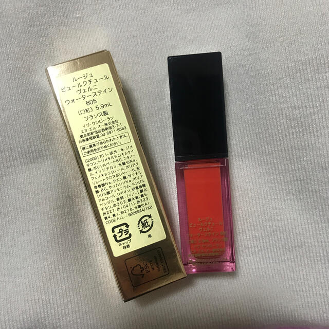 Yves Saint Laurent Beaute(イヴサンローランボーテ)の新品♡YSL  ルージュピュールクチュールヴェルニ ウォーターステイン 605  コスメ/美容のベースメイク/化粧品(口紅)の商品写真