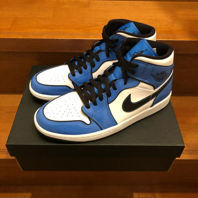 【新品 28.5】JORDAN 1 MID シグナルブルー