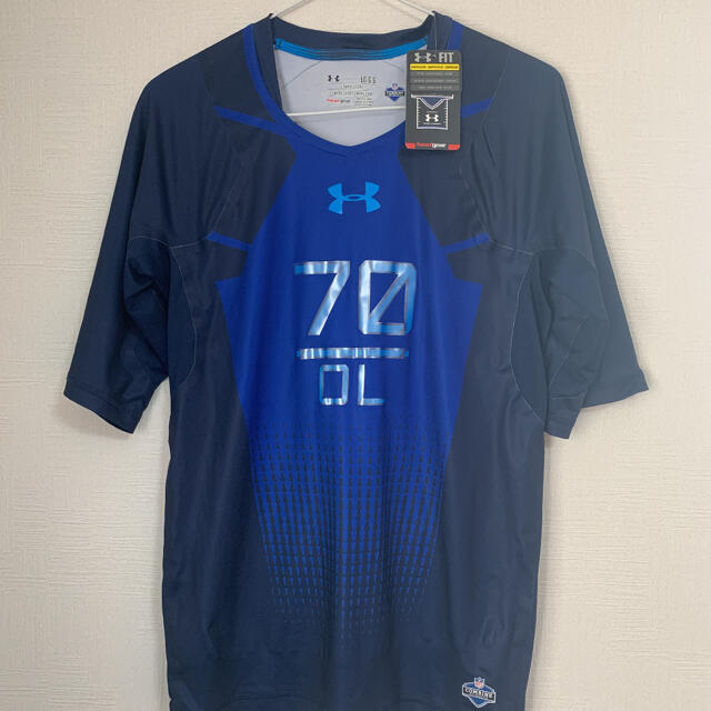 UNDER ARMOUR - アメフト NFL ドラフト OL コンバインシャツ UNDER ARMOUR - アメフト NFL ドラフト OL コンバインシャツ