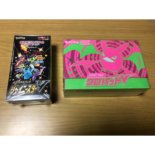 【新品未開封】ポケモンカード シャイニーBOX クロバットV 6BOX