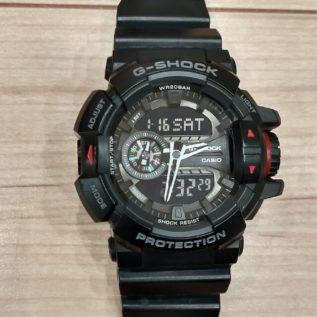【送料0円】 GA-400 - G-SHOCK 5398 美品　CASIO　黒　ブラック G-SHOCK 腕時計(デジタル)