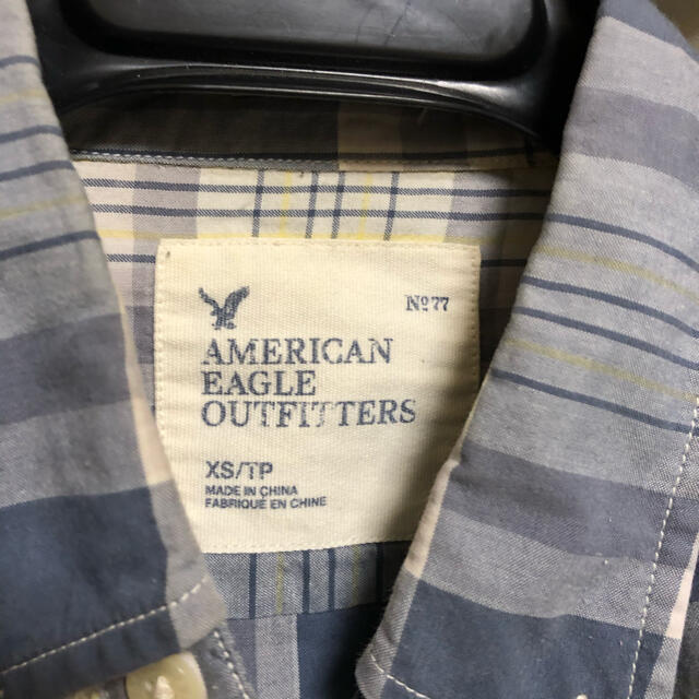 American Eagle(アメリカンイーグル)のアメリカンイーグル　サイズXS チェックシャツ　ネルシャツ メンズのトップス(シャツ)の商品写真