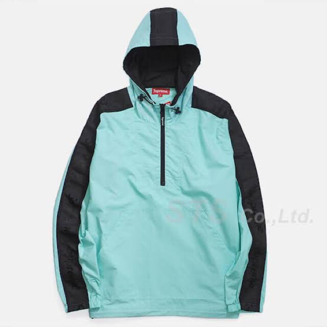 SUPREME sleeve Tape Anorak ハーフ Zip - ナイロンジャケット