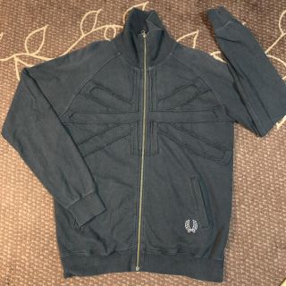 フレッドペリー(FRED PERRY)の【古着 状態考慮】 FRED PERRY フルジップ スウェット ジャケット L(スウェット)