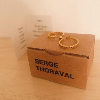 SERGE THORAVAL セルジュトラバル 雪解 ピアス