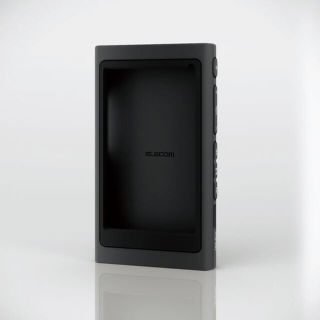 エレコム(ELECOM)のSONYウォークマンNW-A40,30シリーズ用シリコンケース ブラック(ポータブルプレーヤー)