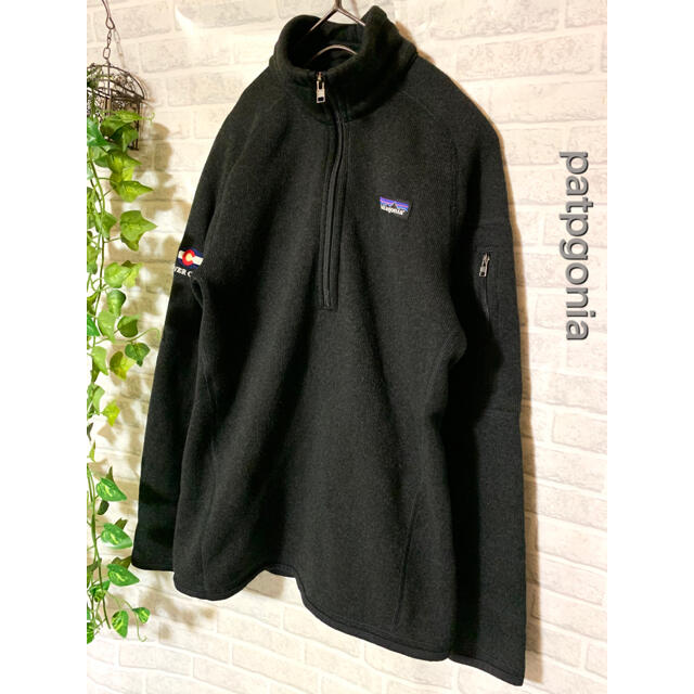 patagonia(パタゴニア)の【US輸入古着】パタゴニア　ハーフジップ　ベターセーター　ビーバークリーク　XS レディースのトップス(ニット/セーター)の商品写真