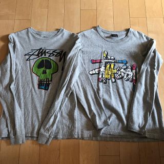 ステューシー(STUSSY)のstussy ステューシー　ロンT  Ｔシャツ　２枚セット　Sサイズ(Tシャツ/カットソー(七分/長袖))