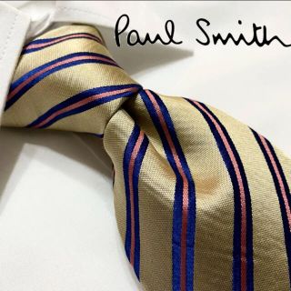 ポールスミス(Paul Smith)の【高光沢！人気ブランド！人気柄！】Paul Smith最高級シルクネクタイ！(ネクタイ)