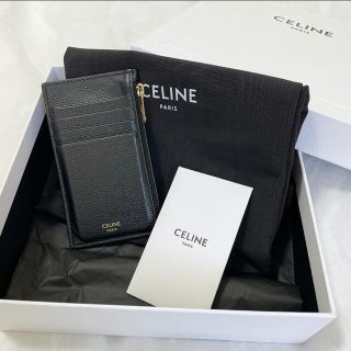 セリーヌ(celine)のCELINE コンパクトジップドカードホルダー ブラック(コインケース)