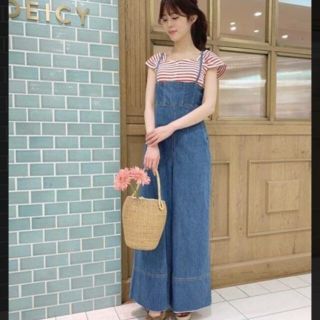 デイシー(deicy)のdeicy人気デニムオーバーオールサロペット新品タグ付き(サロペット/オーバーオール)