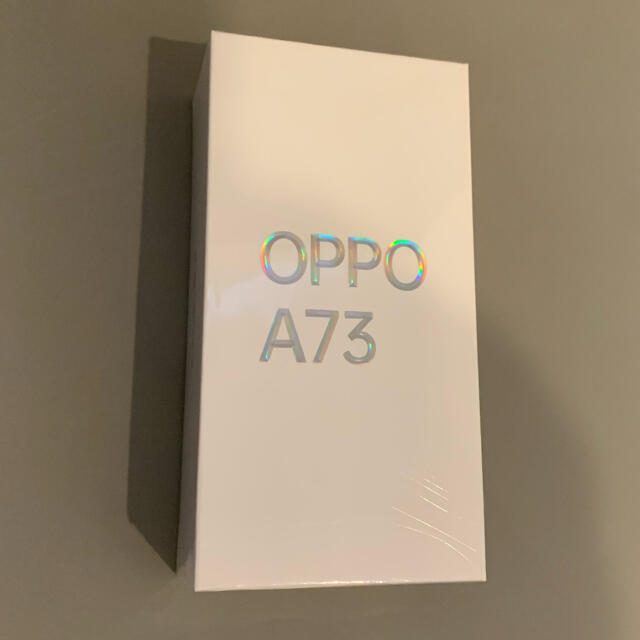 スマートフォン本体新品未開封　OPPO A73  ネイビーブルー