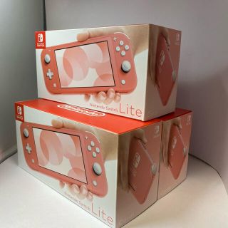 ニンテンドースイッチ(Nintendo Switch)の◆新品未使用◆ Switch Lite コーラルニンテンドースイッチ ライト(家庭用ゲーム機本体)