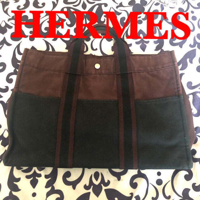 バッグ【正規品・レアカラー・人気型番】HERMES /エルメス　フルートゥトートバッグ