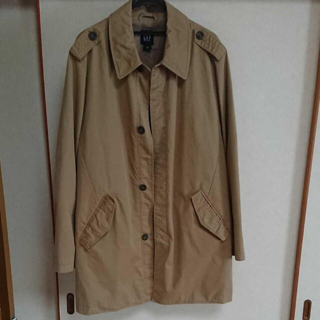 新品 GAP ギャップ リラックス ロングトップコート M ステンカラーコート