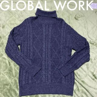 グローバルワーク(GLOBAL WORK)のGLOBAL WORK タートルネックセーター(ニット/セーター)