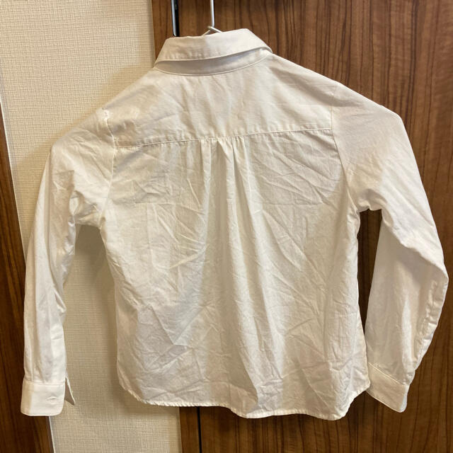 SHIPS KIDS(シップスキッズ)の（中古・美品）ships キッズ　120 白ブラウス キッズ/ベビー/マタニティのキッズ服女の子用(90cm~)(ブラウス)の商品写真