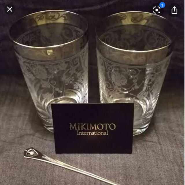 MIKIMOTO(ミキモト)のミキモト　ペアグラス インテリア/住まい/日用品のキッチン/食器(グラス/カップ)の商品写真