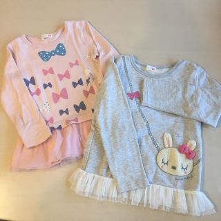 ニットプランナー(KP)のKP ニットプランナー 長袖 Tシャツ ロンT ミミちゃん 2枚 110(Tシャツ/カットソー)