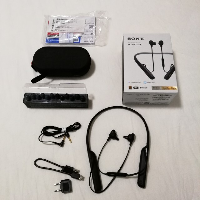 SONY WI-1000XM2(B)／付属品完備-