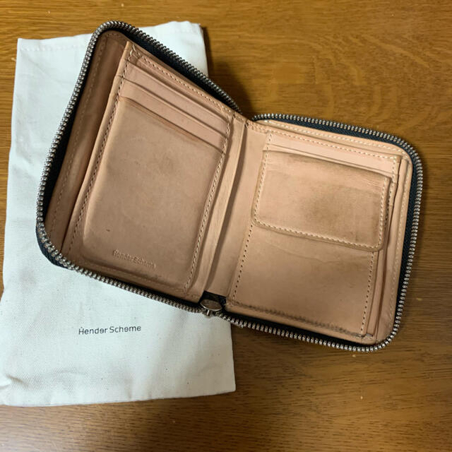 Hender Scheme(エンダー スキーマ) SQARE ZIP PURSE折り財布