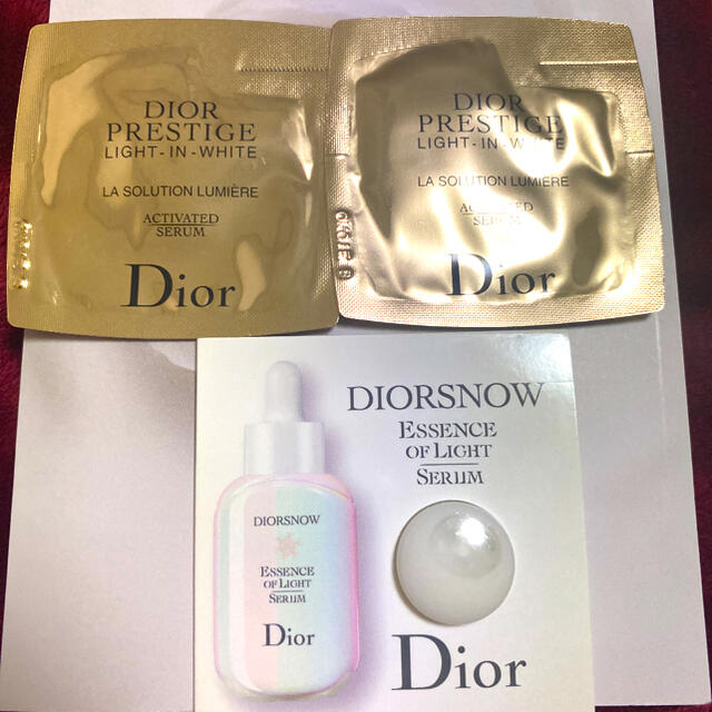 Christian Dior(クリスチャンディオール)のディオール プレステージ & スノー NEW サンプルセット　新品未開封 コスメ/美容のキット/セット(サンプル/トライアルキット)の商品写真