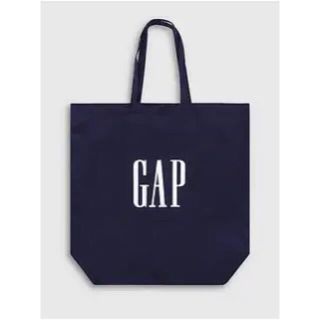 ギャップ(GAP)の新品未使用　コンパクト　GAPエコバック、ネイビー収納ポケットクマ柄(エコバッグ)