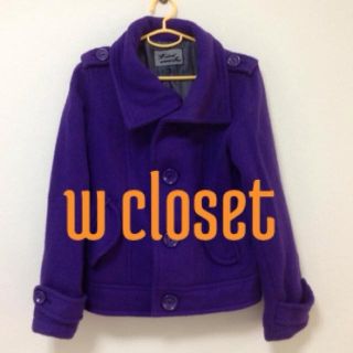 w closet（ジャケット/アウター ・ パープル/紫色系）のフリマ