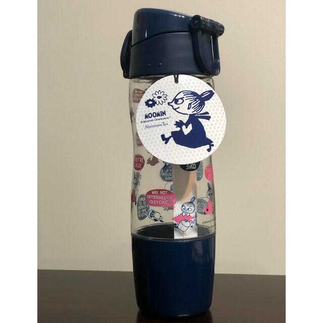 AfternoonTea(アフタヌーンティー)のMoomin×AfternoonTea/カップ付きクリアボトル　新品 インテリア/住まい/日用品のキッチン/食器(タンブラー)の商品写真