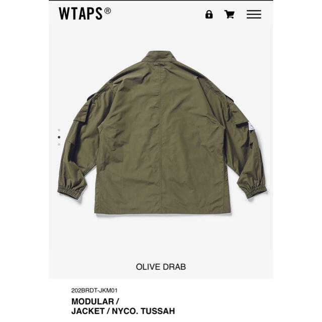 WTAPS  MODULAR シャツ　Lサイズ　OLIVE ダブルタップス