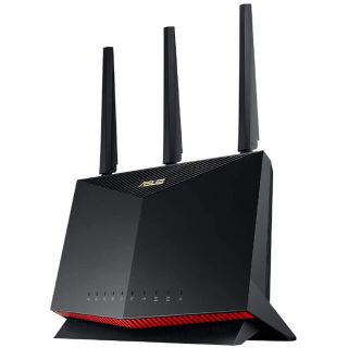 エイスース(ASUS)のASUS WiFi 無線WiFi6 4804+861Mbps RT-AX86U(PC周辺機器)