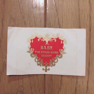 ベイビーザスターズシャインブライト(BABY,THE STARS SHINE BRIGHT)の【同包無料】baby,the stars shine bright シール(その他)