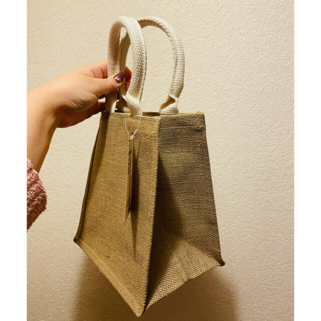 MUJI (無印良品)(ムジルシリョウヒン)の無印良品 エコバッグ ジュートマイバッグ A6サイズ レディースのバッグ(エコバッグ)の商品写真