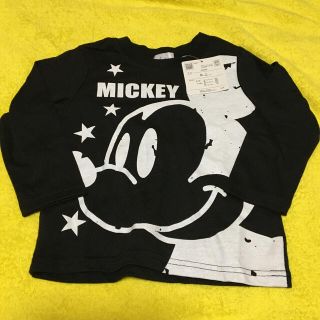 ニシマツヤ(西松屋)の新品　ディズニー　ミッキー　ロンT 95(Tシャツ/カットソー)