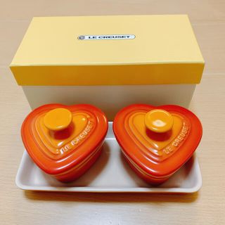 ルクルーゼ(LE CREUSET)の【新品未使用】ルクルーゼ　プチラムカンダムール　セット(食器)