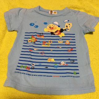 バンダイ(BANDAI)のアンパンマン　Tシャツ　90 水色(Tシャツ/カットソー)