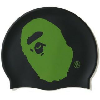 A BATHING APE - ARENA BAPE SWIM CAP M A BATHING APE ブラックの通販