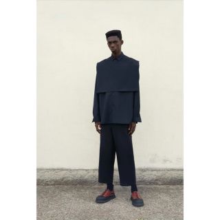 ジルサンダー(Jil Sander)のJIL SANDER スクエアクロップドベスト(ベスト)